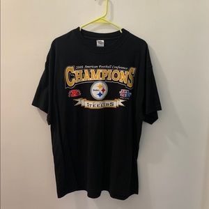 VINTAGE 2005 Steelers AFC champs shirt